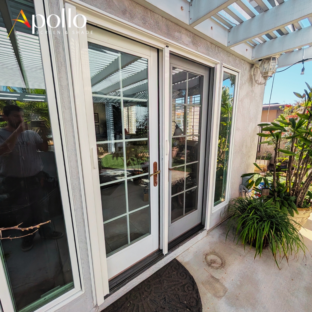 Apollo Double French Door Retractable Screen Is Easy To Use.